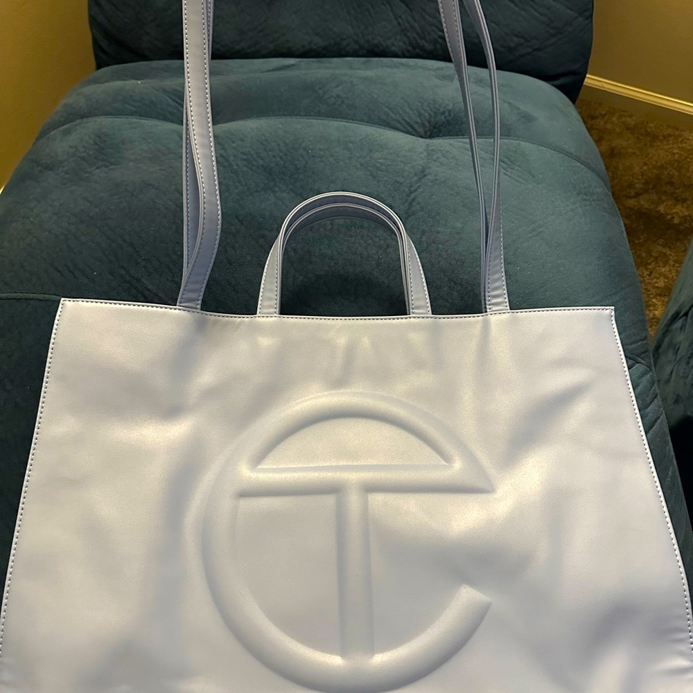 Large Cerulean Shopper Bag
